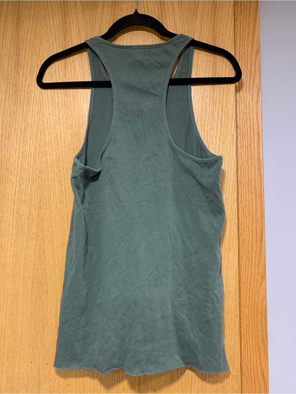 Unsubscribed Green Racerback Tank Top - Size Small - Picture 2 of 4